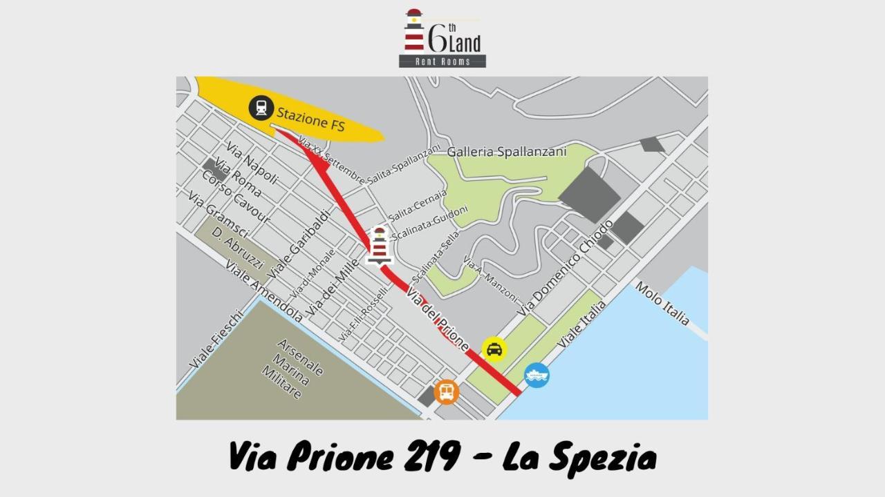 6Th Land - Rent Rooms Affittacamere La Spezia Dış mekan fotoğraf